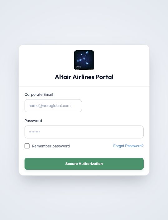Email, password, remember password, reset link and sign-in button numbered on a fictional sign-in form